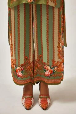 Rajdeep Ranawat Permaz Fresh Green Stripe Printed Pant -Outlet Spiffy Fits Store 011223rr37 4