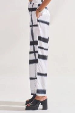 Amrich Black Itajime Shibori Trousers -Outlet Spiffy Fits Store 0404amr17 4