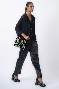 Peachoo Black Classic Pants -Outlet Spiffy Fits Store 101023pea07 3