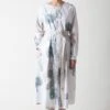 SUKETDHIR White Printed Poplin Shirt Dress