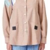 Kanika Goyal Label Beige Applique Shirt