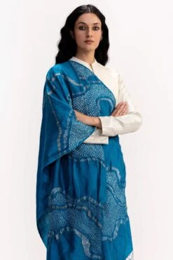 Medium Ivory Bomber Blouse With Metallic Sleeves -Outlet Spiffy Fits Store 1110smr38 3