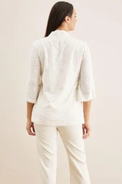 PATINE White Chikankari Wrap Top 13 PATINE White Chikankari Wrap Top -Outlet Spiffy Fits Store 111pat41 7