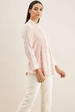 PATINE Pink Chikankari Top -Outlet Spiffy Fits Store 111pat42 3