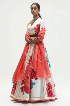 Kshitij Jalori Nahar Ruby Lehenga Set -Outlet Spiffy Fits Store 1212ks69 2