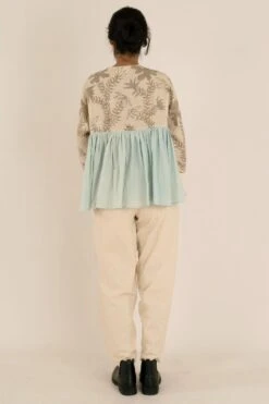 NAMBI-KAI Morning Blue Blouse -Outlet Spiffy Fits Store 12623nr9 4