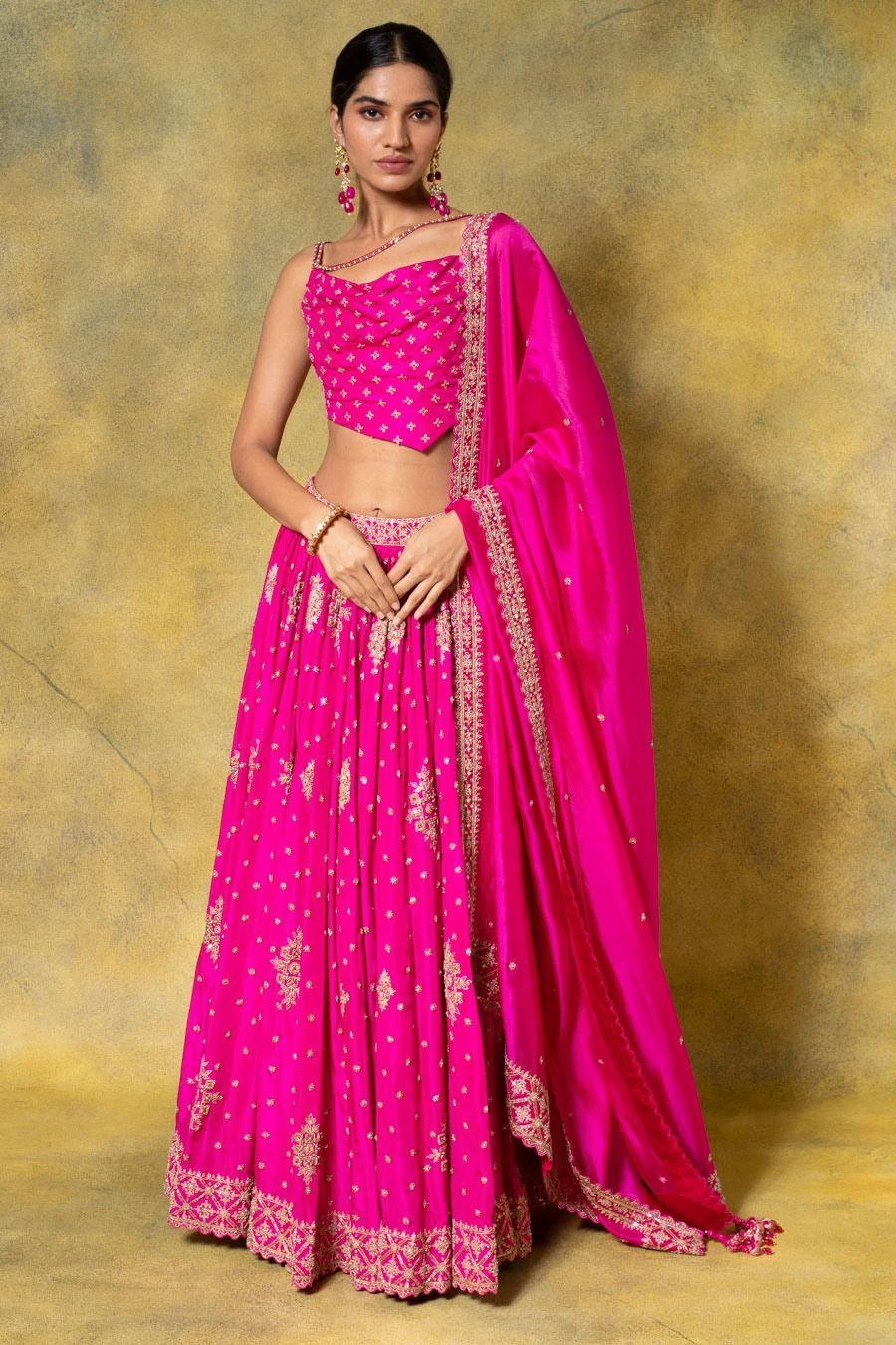 Punit Balana Pink Marodi Work Lehenga Set 1 Punit Balana Pink Marodi Work Lehenga Set