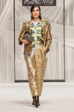 Rara Avis Leopard Jacquard Pants
