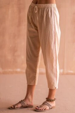 Swatti Kapoor Svet White Handblock Printed Pants 8 Swatti Kapoor Svet White Handblock Printed Pants -Outlet Spiffy Fits Store 13623sk15 3