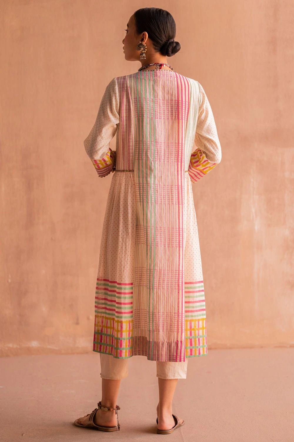 Swatti Kapoor Svet White Handblock Printed Pants 6 Swatti Kapoor Svet White Handblock Printed Pants - Image 6