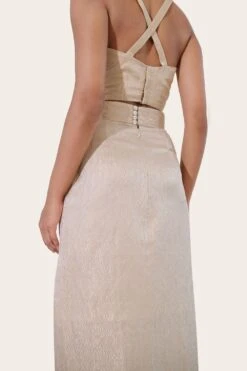 November Noon Geo Gold Zari Skirt -Outlet Spiffy Fits Store 13923nn13 5