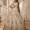 Mrunalini Rao Ivory Florette Lehenga