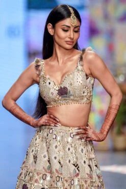 Payal Singhal Off White Embellished Lehenga Set 10 Payal Singhal Off White Embellished Lehenga Set -Outlet Spiffy Fits Store 1411ps41 5