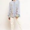 PATINE Blue Gara Embroidered Shirt