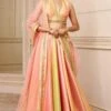 Tarun Tahiliani Multicoloured Brocade Lehenga Set