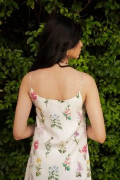 Ode To Odd First Bloom Silk Dress -Outlet Spiffy Fits Store 1701od13 3