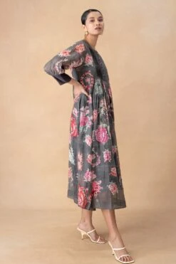 Vineet Rahul Black Rosa Dress -Outlet Spiffy Fits Store 171123vr24 3