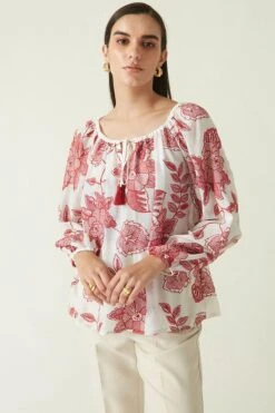 Payal Pratap Ivory Nias Embroidered Top -Outlet Spiffy Fits Store 1711pp19 3