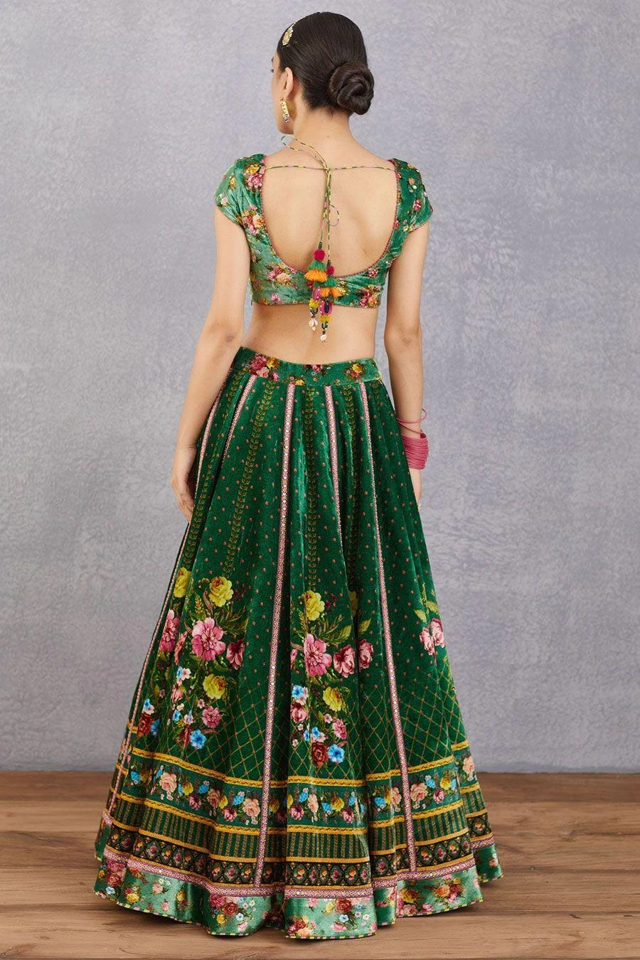Torani Panna Qurbat Lehenga Set 7 Torani Panna Qurbat Lehenga Set - Image 7