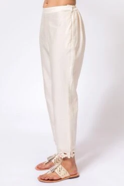 Chandrima Ivory Cutwork Pants -Outlet Spiffy Fits Store 182chnd32 3