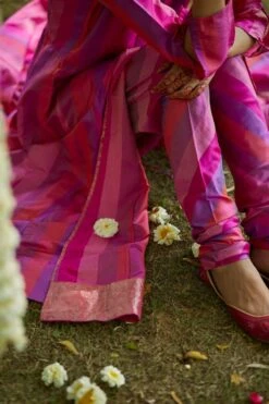 OhFab Pink Pacharanga Silk Churidar -Outlet Spiffy Fits Store 182or2 3