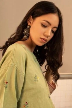 Payal Pratap Krall Round Neck Embroidered Top -Outlet Spiffy Fits Store 1sb 103 g 4