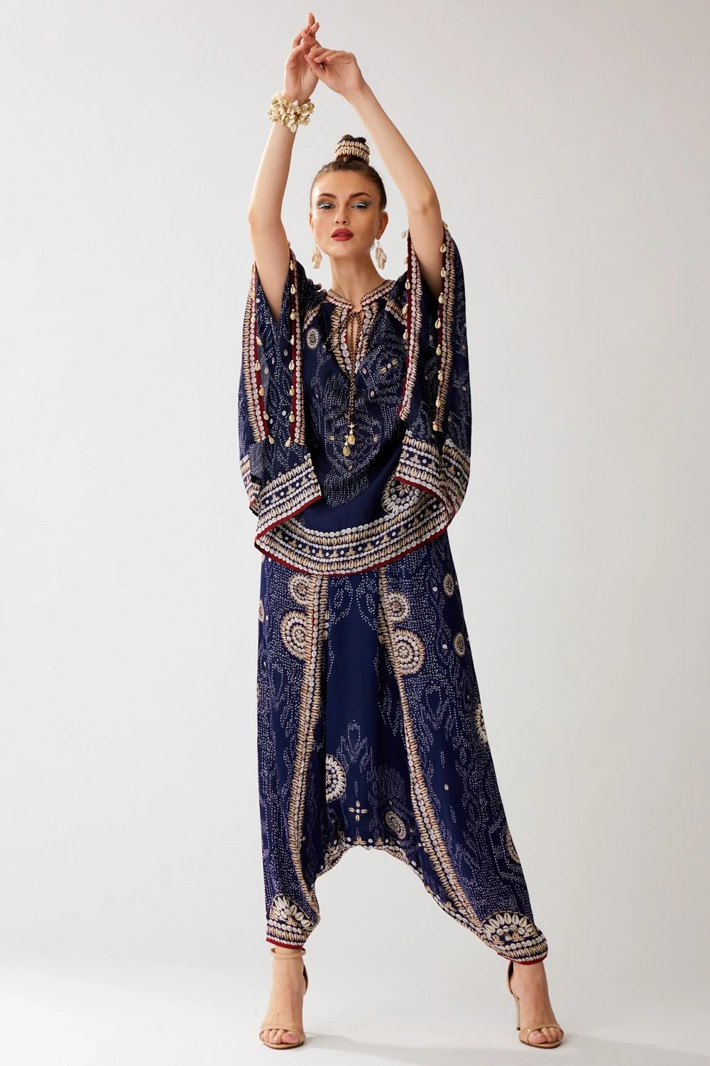 Rajdeep Ranawat Navy Blue Floral Pants 1 Rajdeep Ranawat Navy Blue Floral Pants