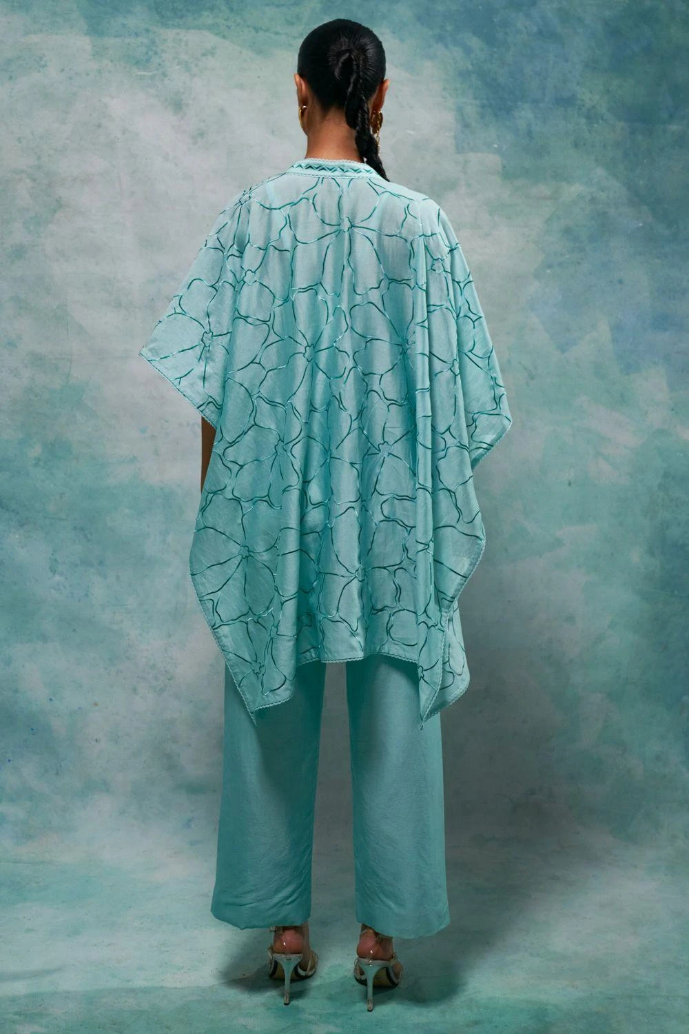 Sakshi Khetterpal Aqua Ice Knot Style Bustier 3 Sakshi Khetterpal Aqua Ice Knot Style Bustier - Image 3