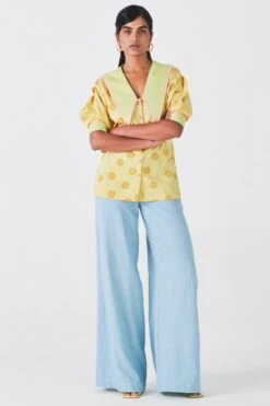 Little Things Powder Blue Handspun Pants -Outlet Spiffy Fits Store 209lt36 3