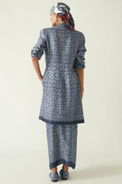 Payal Pratap Navy Yapen Knotted Skirt -Outlet Spiffy Fits Store 2111ppj8 5