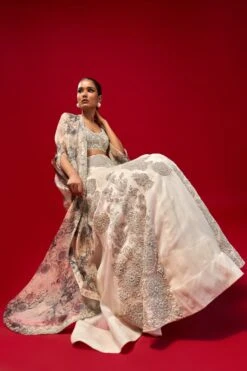 Bhumika Sharma Ivory Nejma Lehenga Set -Outlet Spiffy Fits Store 22323bs9 3