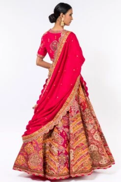 Debyani Magenta Embroidered Lehenga Set -Outlet Spiffy Fits Store 2312deb3 5 1