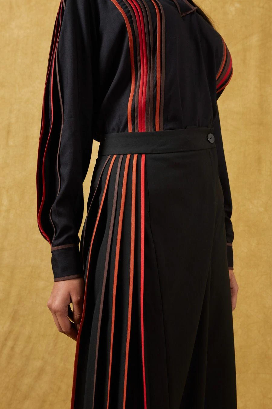 Bodice Black Flared & Pleated Pants 4 Bodice Black Flared & Pleated Pants - Image 4