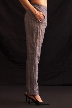 Amrich Zoya Metallic Tapered Trousers -Outlet Spiffy Fits Store 25923aml71 3