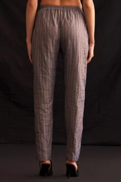 Amrich Zoya Metallic Tapered Trousers -Outlet Spiffy Fits Store 25923aml71 4