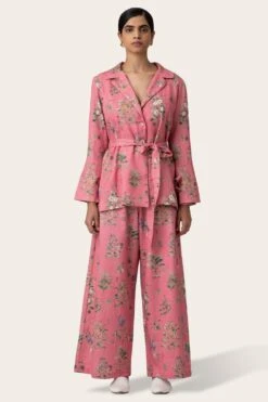 November Noon Fig Pink Floral Shaket