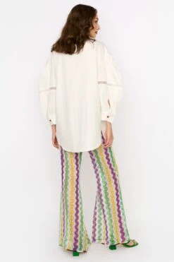 Rara Avis Ivory Dropped Shoulder Hand Embellished Shirt -Outlet Spiffy Fits Store 25ra78 4