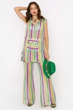 Rara Avis Flared Crochet Pants