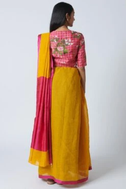 Nadiya Paar Pink Floral Blouse -Outlet Spiffy Fits Store 2623np17 5