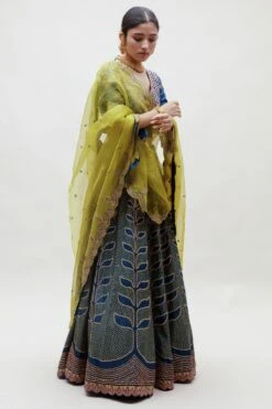 Naina Jain Blue Zardosi Embellished Lehenga Set 7 Naina Jain Blue Zardosi Embellished Lehenga Set -Outlet Spiffy Fits Store 26723nj1 3