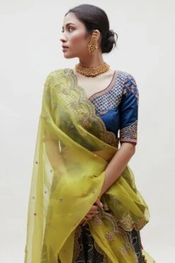 Naina Jain Blue Zardosi Embellished Lehenga Set 8 Naina Jain Blue Zardosi Embellished Lehenga Set -Outlet Spiffy Fits Store 26723nj1 4