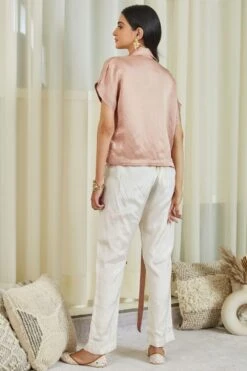 Twenty Nine Peach Mirror Embellished Co-ord Set 9 Twenty Nine Peach Mirror Embellished Co-ord Set -Outlet Spiffy Fits Store 287twennin15 5