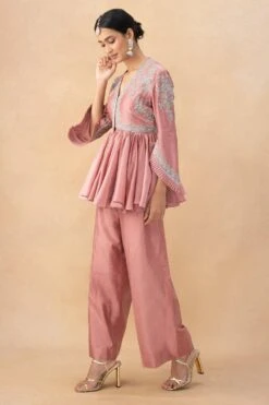 Jayanti Reddy Peach Zardosi Embellished Top 7 Jayanti Reddy Peach Zardosi Embellished Top -Outlet Spiffy Fits Store 28823jrs6 3