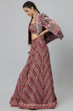 SVA Bohemian Stripe Patchwork Noor Jacket Set -Outlet Spiffy Fits Store 29523sva37 2