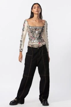 Saaksha & Kinni Blue High Waist Denim Jeans