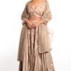 Aikeyah Grey Embellished Lehenga Set
