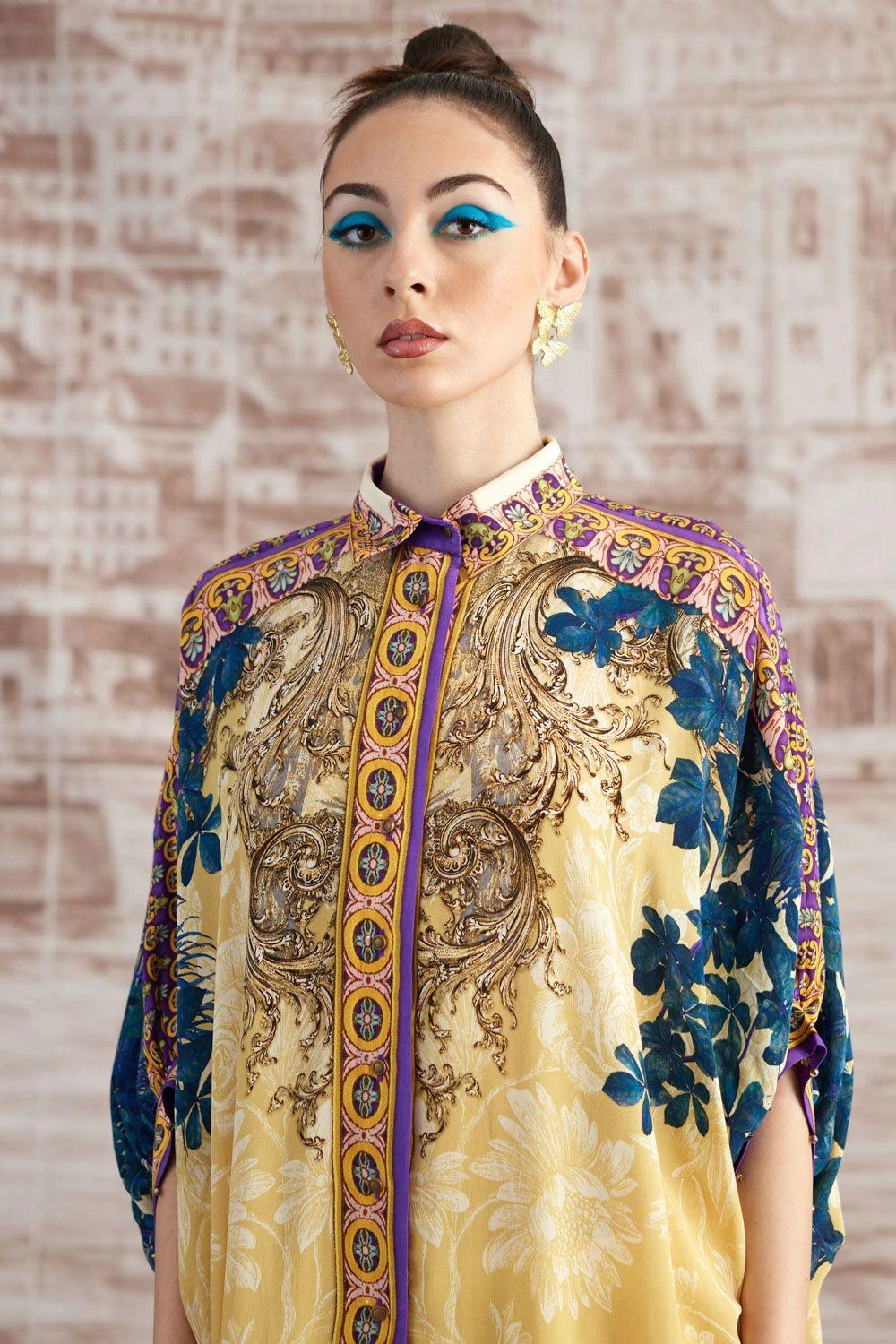 Rajdeep Ranawat Yellow Permaz Floral Printed Pants 3 Rajdeep Ranawat Yellow Permaz Floral Printed Pants - Image 3