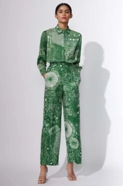 Saaksha & Kinni Abstract Floral Printed Trousers