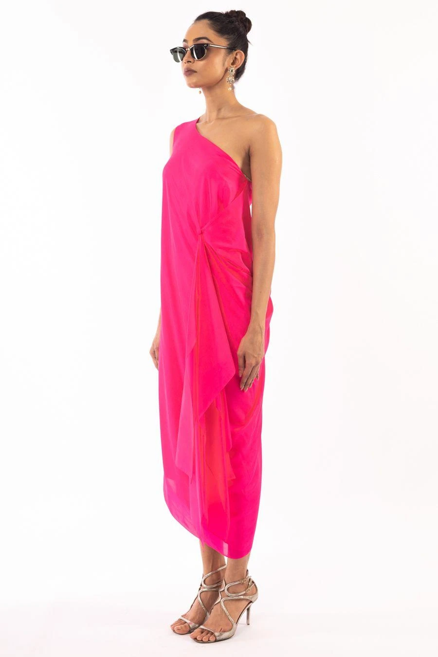 REIK Pink Mimosa Dress With A Moulin Shirt 4 REIK Pink Mimosa Dress With A Moulin Shirt - Image 4