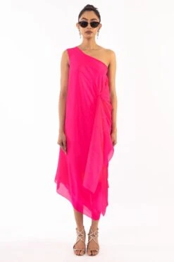 REIK Pink Mimosa Dress With A Moulin Shirt 10 REIK Pink Mimosa Dress With A Moulin Shirt -Outlet Spiffy Fits Store 412rpf1 6